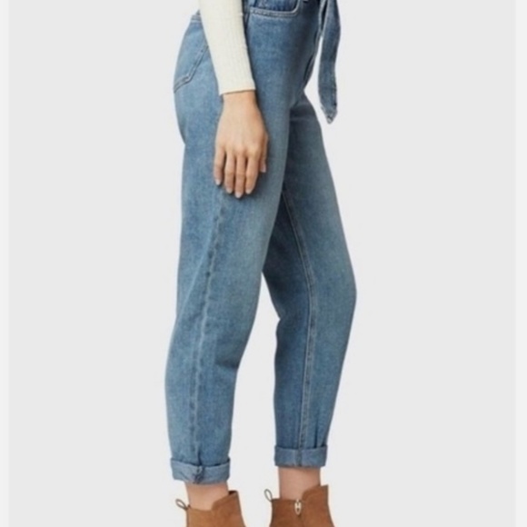 JOE’S The Brinkley high rise paperbag boho belted jeans size 29 - Picture 2 of 13